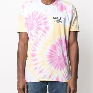 GALLERY DEPT. tie-dye logo print T-shirt